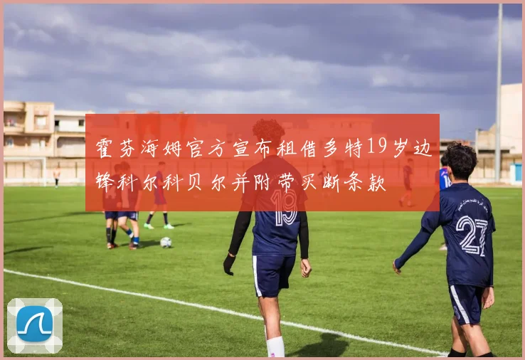霍芬海姆官方宣布租借多特19岁边锋科尔科贝尔并附带买断条款